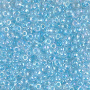 Miyuki seed beads 8/0 - Glacier blue lined crystal ab 8-269